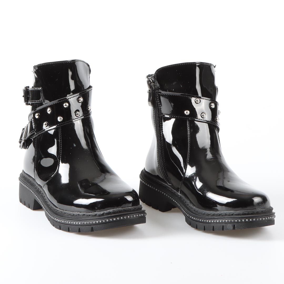 KELLI - Bottines Fille en Noir