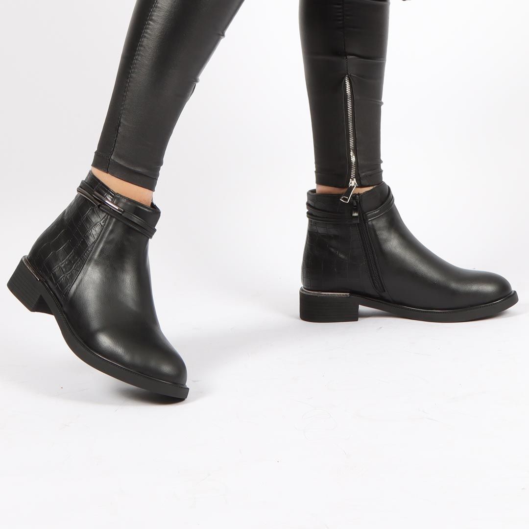 CATLEN - Bottines femmes en Noir