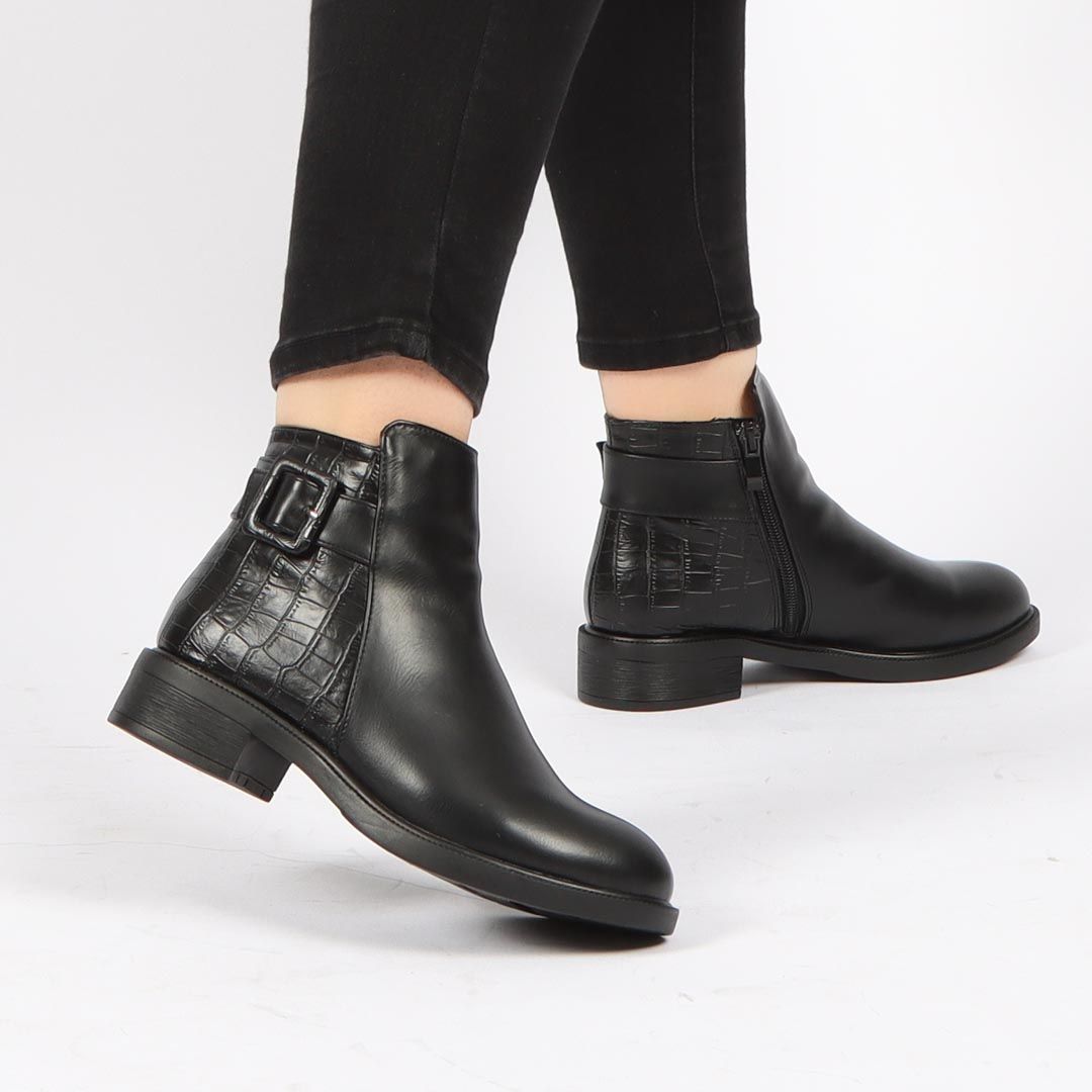 Lively - Bottines femmes en Noir