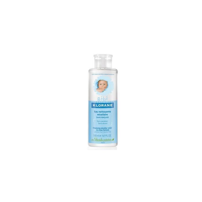 Klorane Bébé Lait de Toilette Sans Rinçage - 500ml