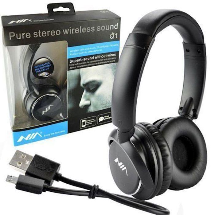 Nia Casque Q1 sans fil  V4.2 Noir