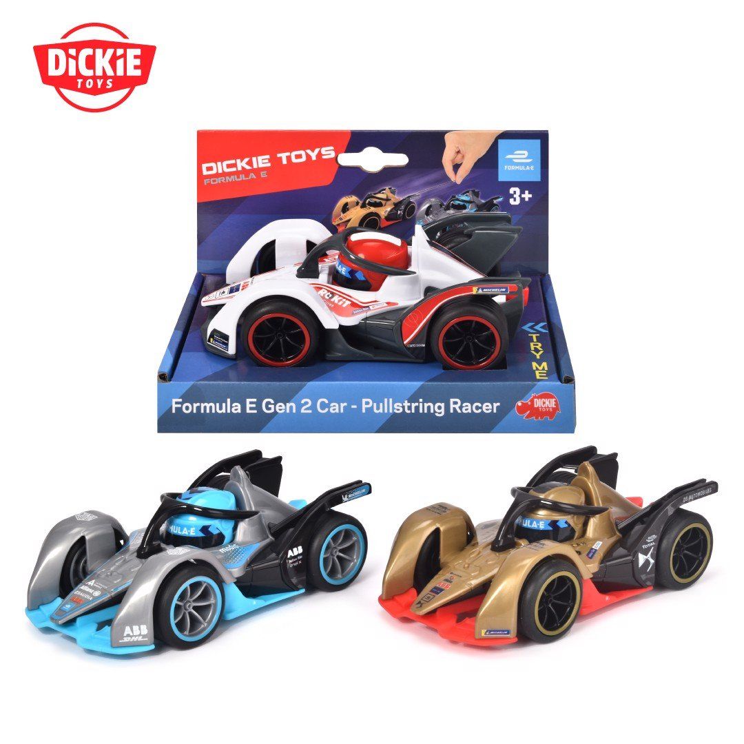 Formula E - Pullstring Racer, 3-asst.