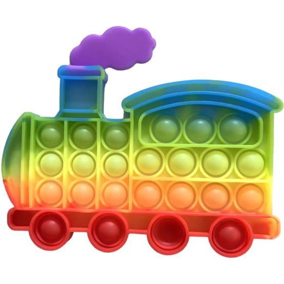 Popit Rainbow - Train Locomotive
