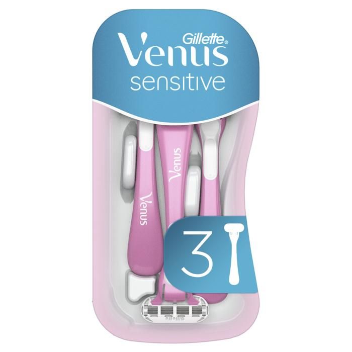 Venus Rasoir Jetable Sensitive 3 Lames - 3 unités
