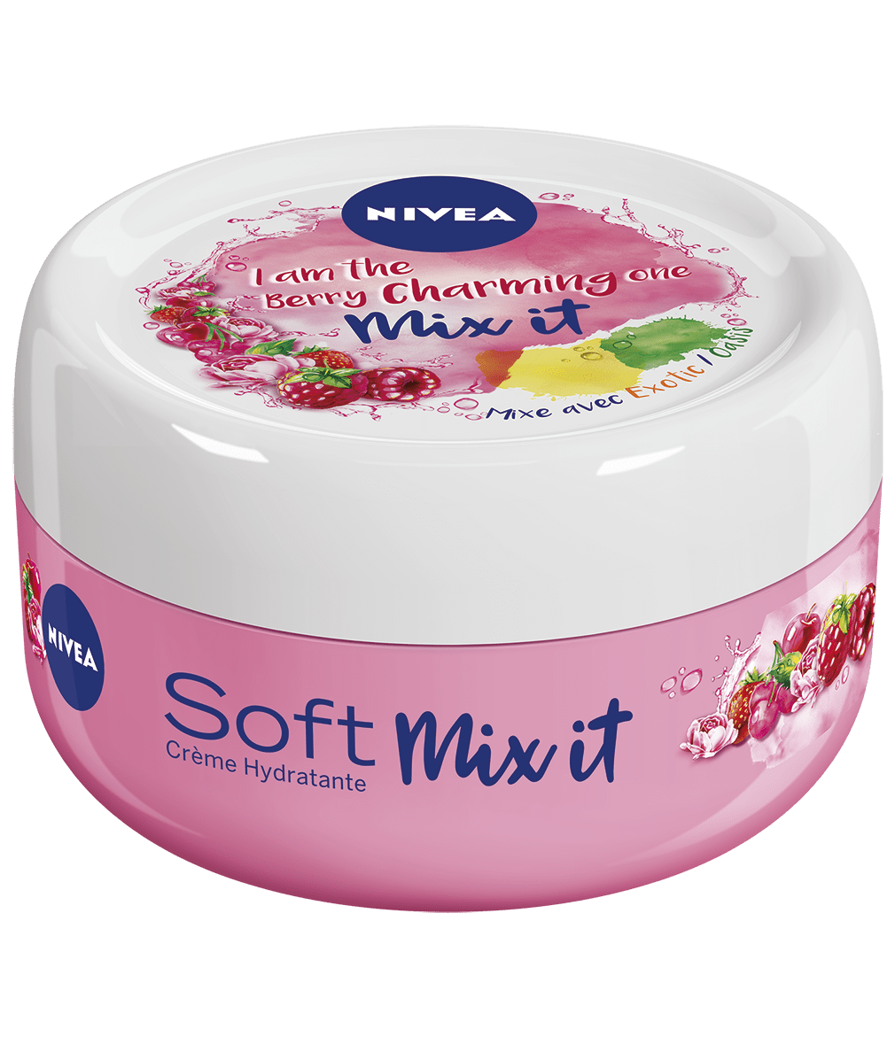 NIVEA Soft Mix-it Fruits rouges Grenades et Magnolia 100ml