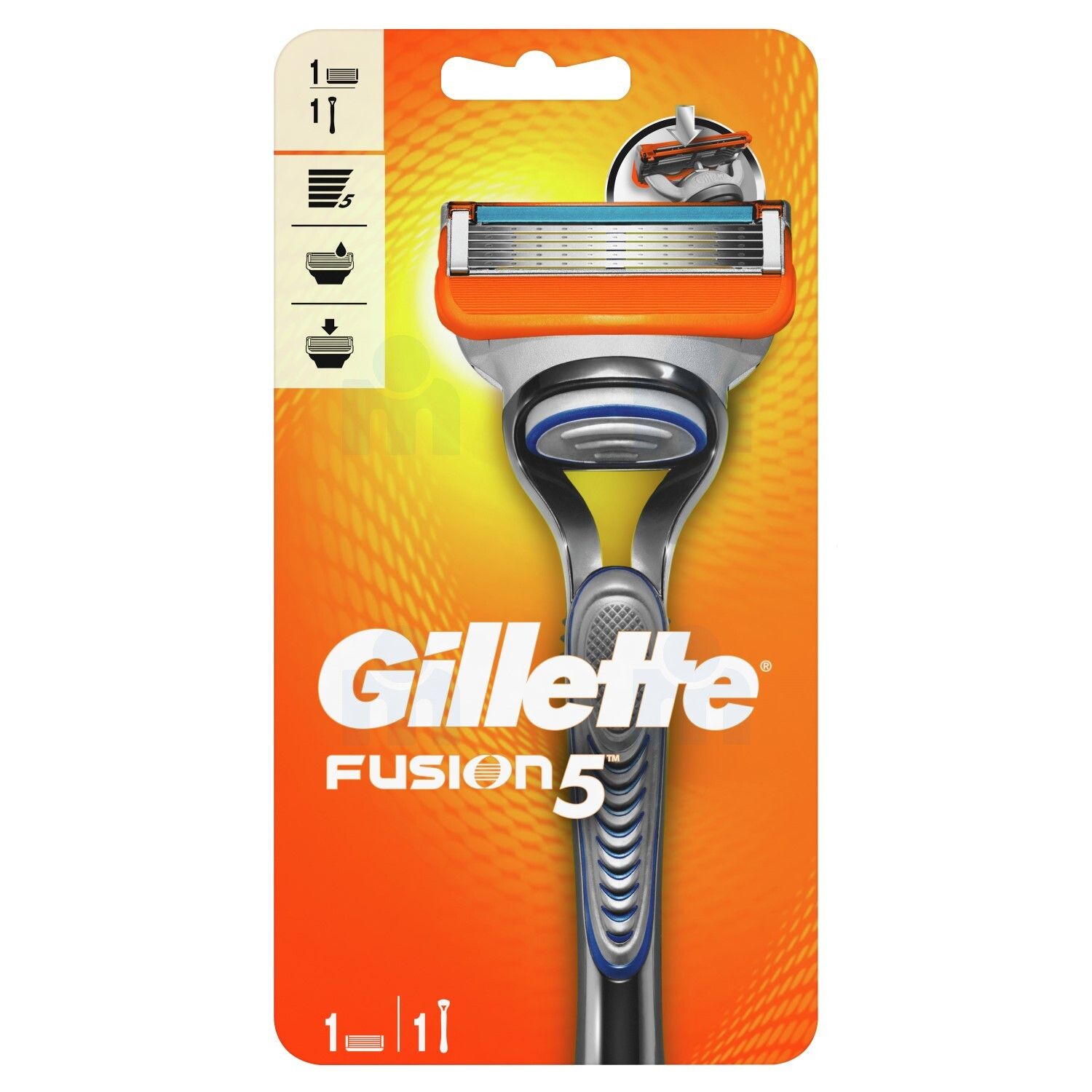 Rasoir rechargeable 5 lames Fusion5 - GILLETTE
