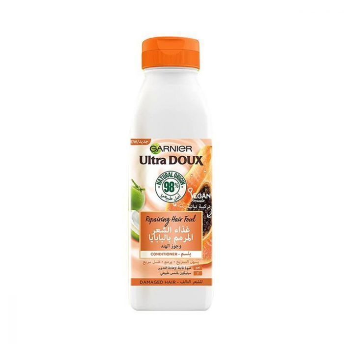 Garnier Ultra Doux -  Hair Food   Après Shampooing réparateur pour cheveux abîmés   350ml
