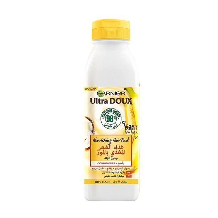 Garnier Ultra Doux -  Hair Food   Après Shampooing nourissant à la banane pour cheveux secs   350ml