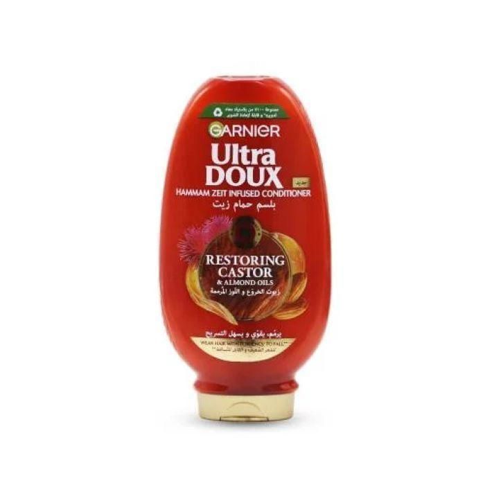Ultra Doux -  Après shampooing à l'huile de ricin et d'amande   400ml