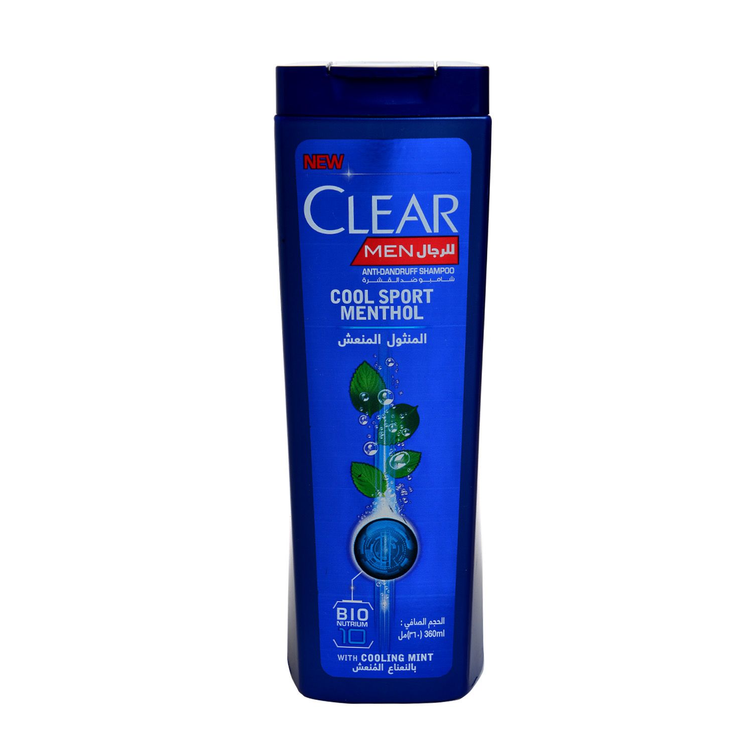 CLEAR Shampooing pour Homme Cool Sport Menthol - 360 ml