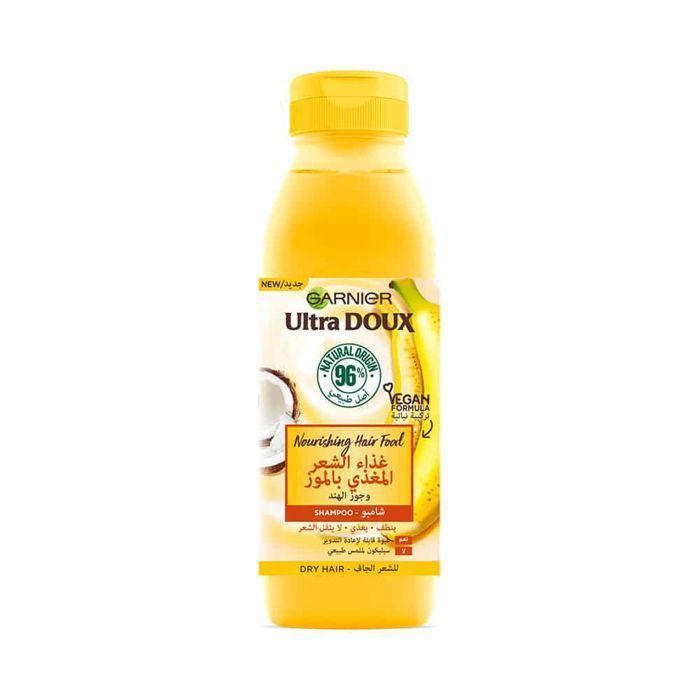 Garnier Ultra Doux -  Hair Food   Shampooing nourissant à la banane pour cheveux secs   350ml