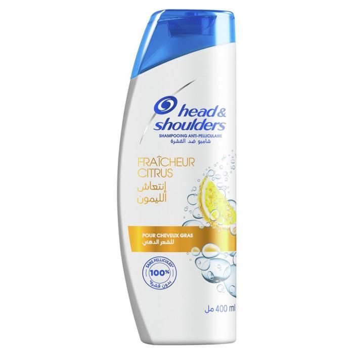 Head & Shoulders Shampoing Antipelliculaire Fraicheur Citron - 400ml