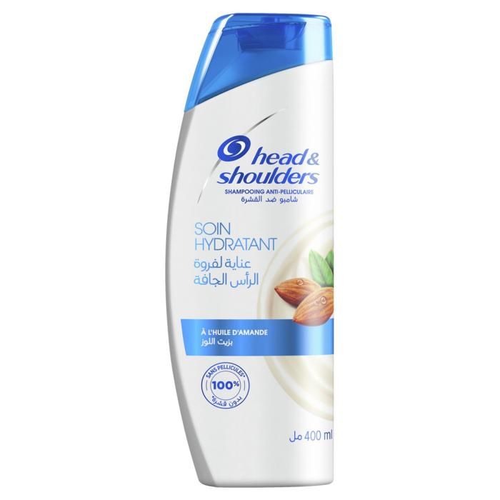 Shampooing Soin Hydratant huile d'amande 400ml - HEAD & SHOULDERS