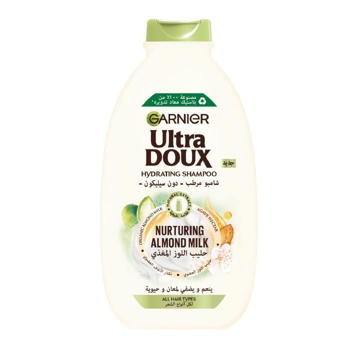 Garnier Ultra Doux Shampoo 400 ml – Lait d’Amande.