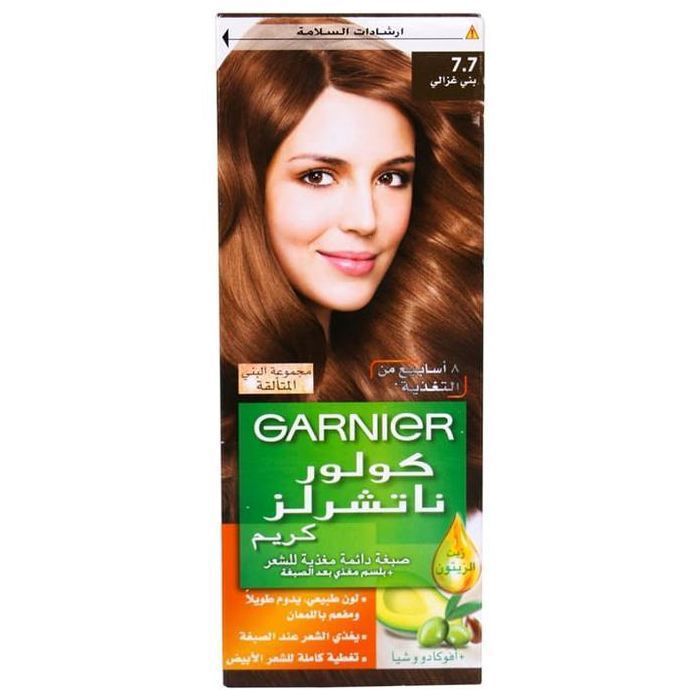 Color Naturals -  Crème colorante permanente   CHATAIN CHEVREUIL 7.7
