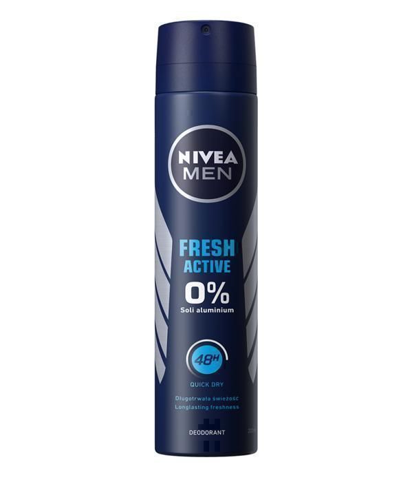 NIVEA MEN,  Déodorant Homme Fresh Active, Spray 200ml