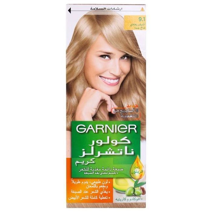 Color Naturals -  Crème colorante permanente   BLOND TRES CLAIR REFLET CENDRE 9.1