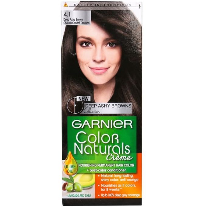 Color Naturals -  Crème colorante permanente   CHATAIN REFLET 4.1