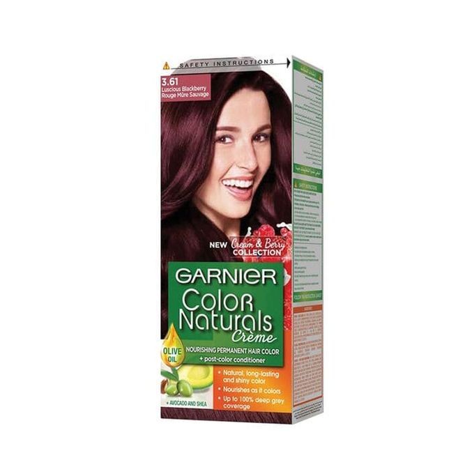 Color Naturals -  Crème colorante permanente   Rouge Mur Sauvage 3. 61