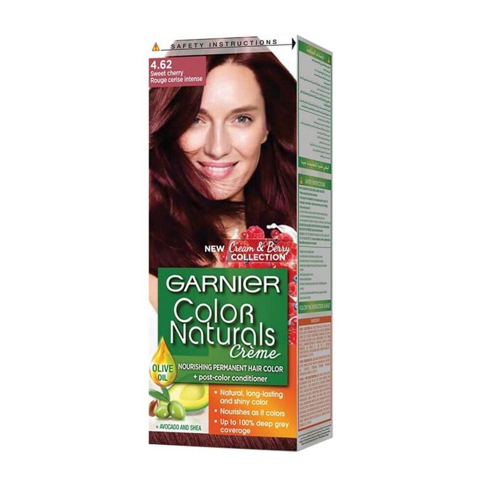 Color Naturals - Crème Colorante Permanente Rouge Cerise Intense 4.62