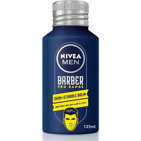 NIVEA MEN, Baume Visage + Barbe de 3jours Barber Pro Range, 125ml