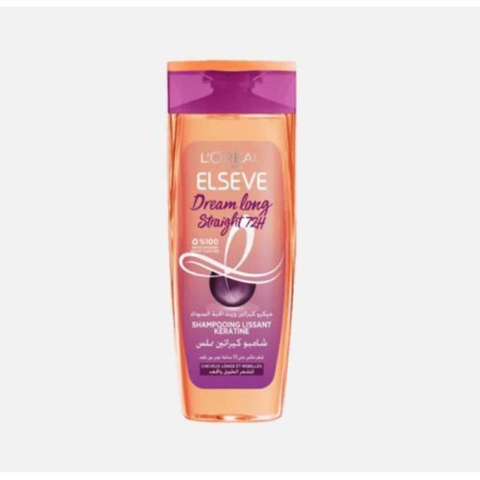 Elsève Dream Long Straight -  Shampooing pour cheveux longs anti-frisottis - 600ml