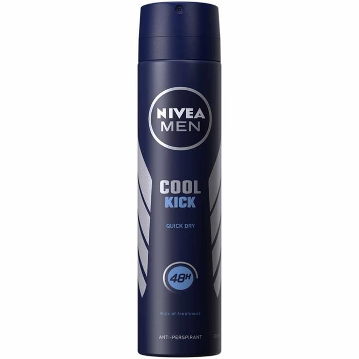 NIVEA MEN,  Déodorant Homme Homme, Cool Kick, Spray 200ml