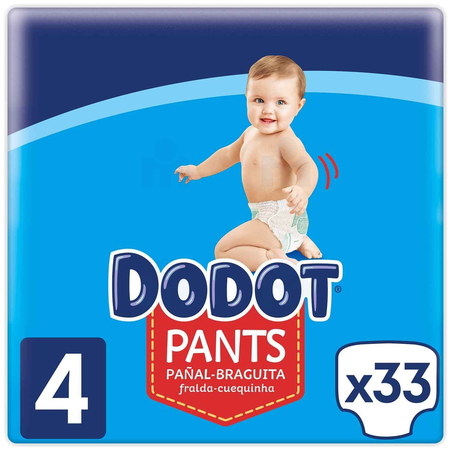 Couches-Culottes Taille 4 (9-15kg) x 33 unités - DODOT
