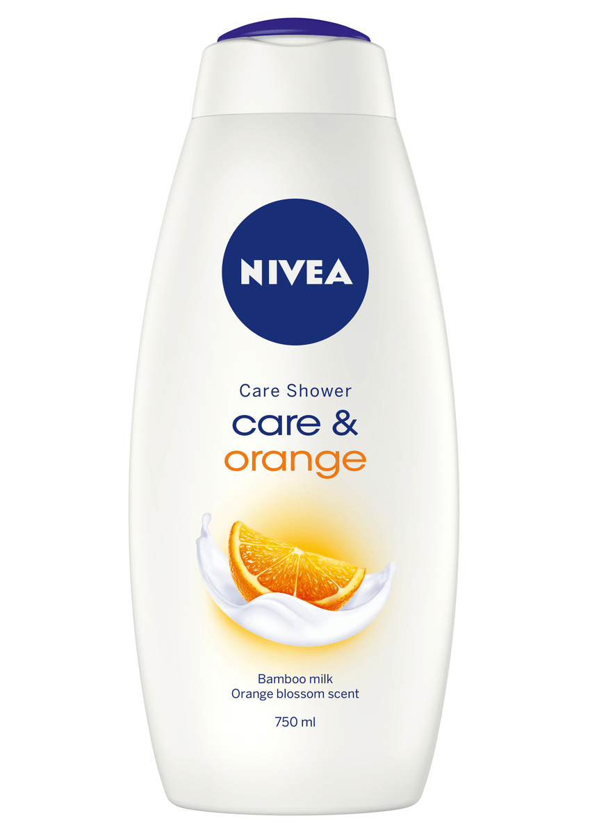 NIVEA, Gel douche Care & Orange, 750ml