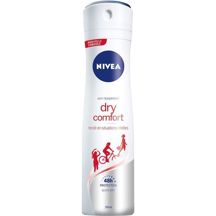 NIVEA, Déodorant Femme, Dry Comfort, Spray 200ml