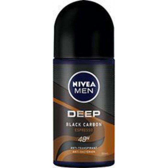 NIVEA MEN,  Déodorant Homme DEEP Espresso, Roll-on 50ml