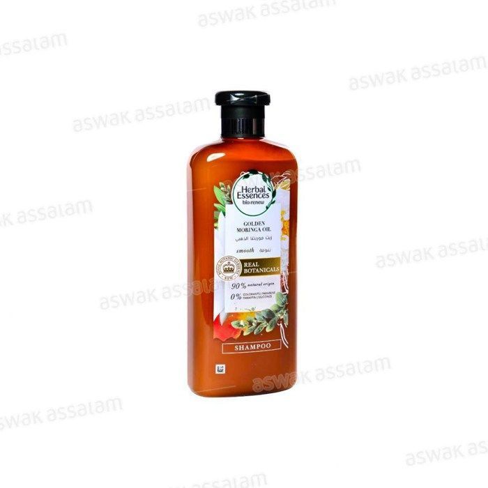 Herbal Essences Shampoing Lissant à l'Huile de Moringa Dorée - 400ml