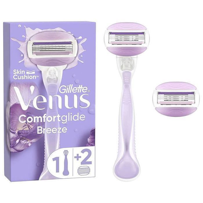 Venus Rasoir Système Comfort Glide Breeze 3 Lames - 1 Rasoir + 1 Recharge