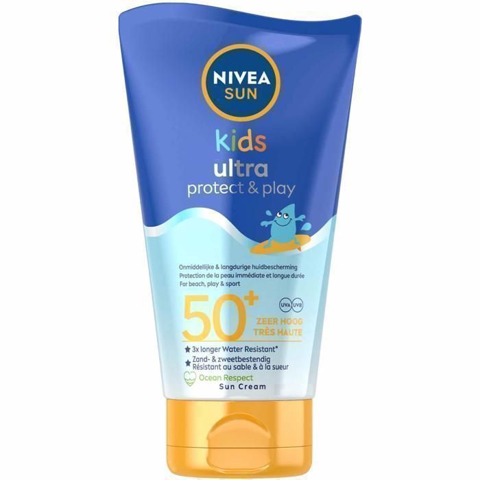 NIVEA SUN Kids, Lait Protecteur Swim & Play, SPF 50+, 150ml