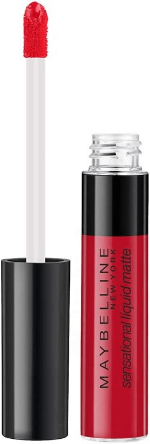 Rouge à lèvres - MAYBELLINE - Sensationnal liquid matte - 03 Flush it red - Matte - Rouge