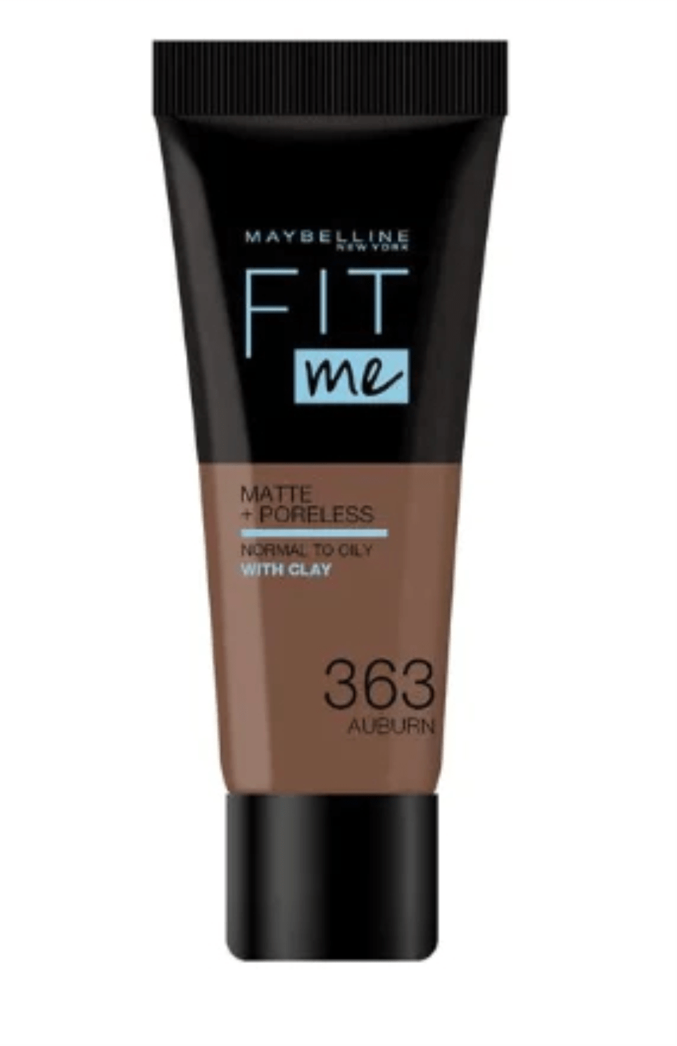 Maybelline - Fond de teint fluide - Fit Me Matte & Poreless -  Peaux normales à grasse - 363 AUBURN - 30 ml