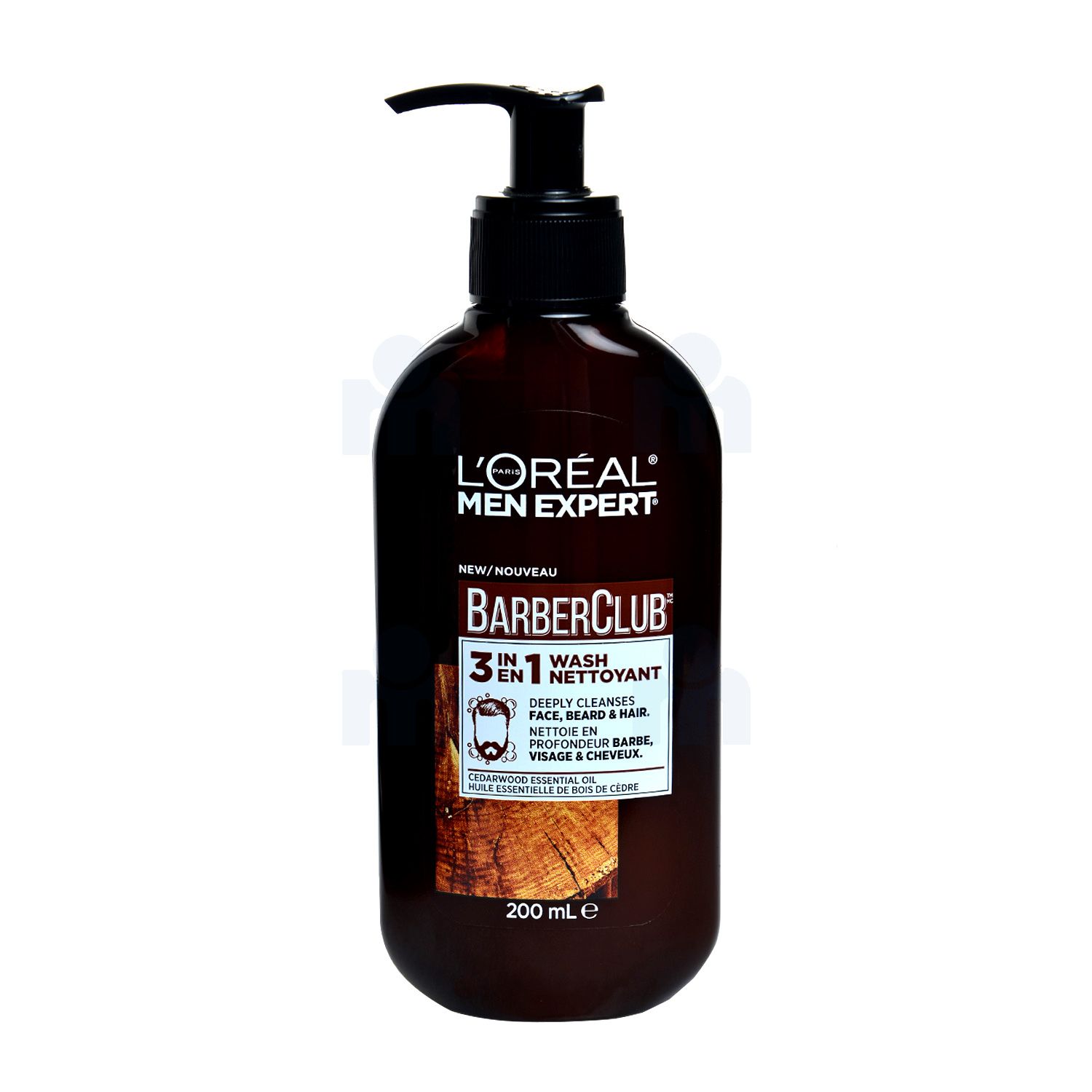 L'Oréal Men Expert -  Barber Club 3 en 1 nettoyant cheveux, visage et barbe   200 ml