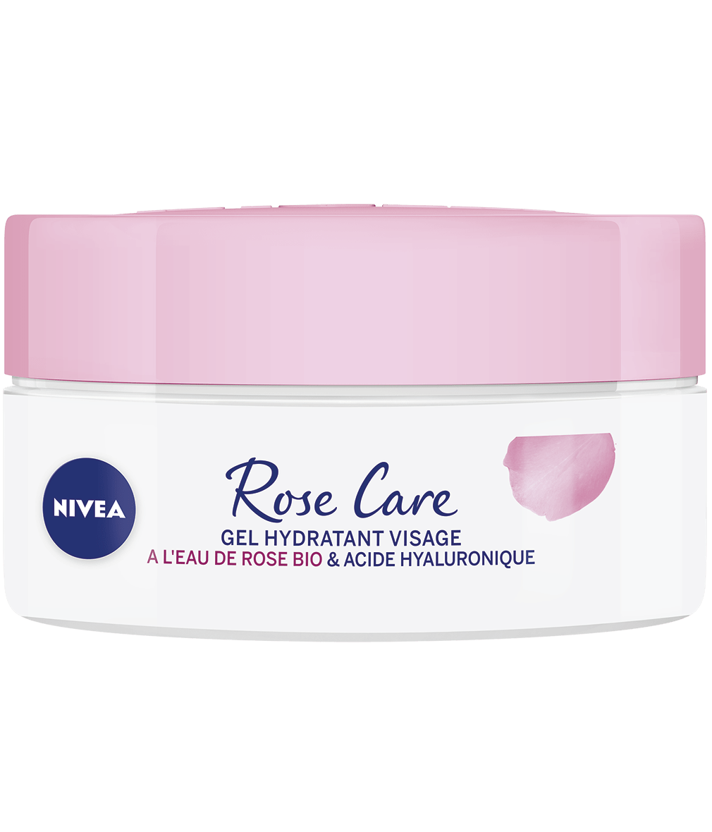NIVEA, Rose Care Gel Crème Hydratant, pot 50ml