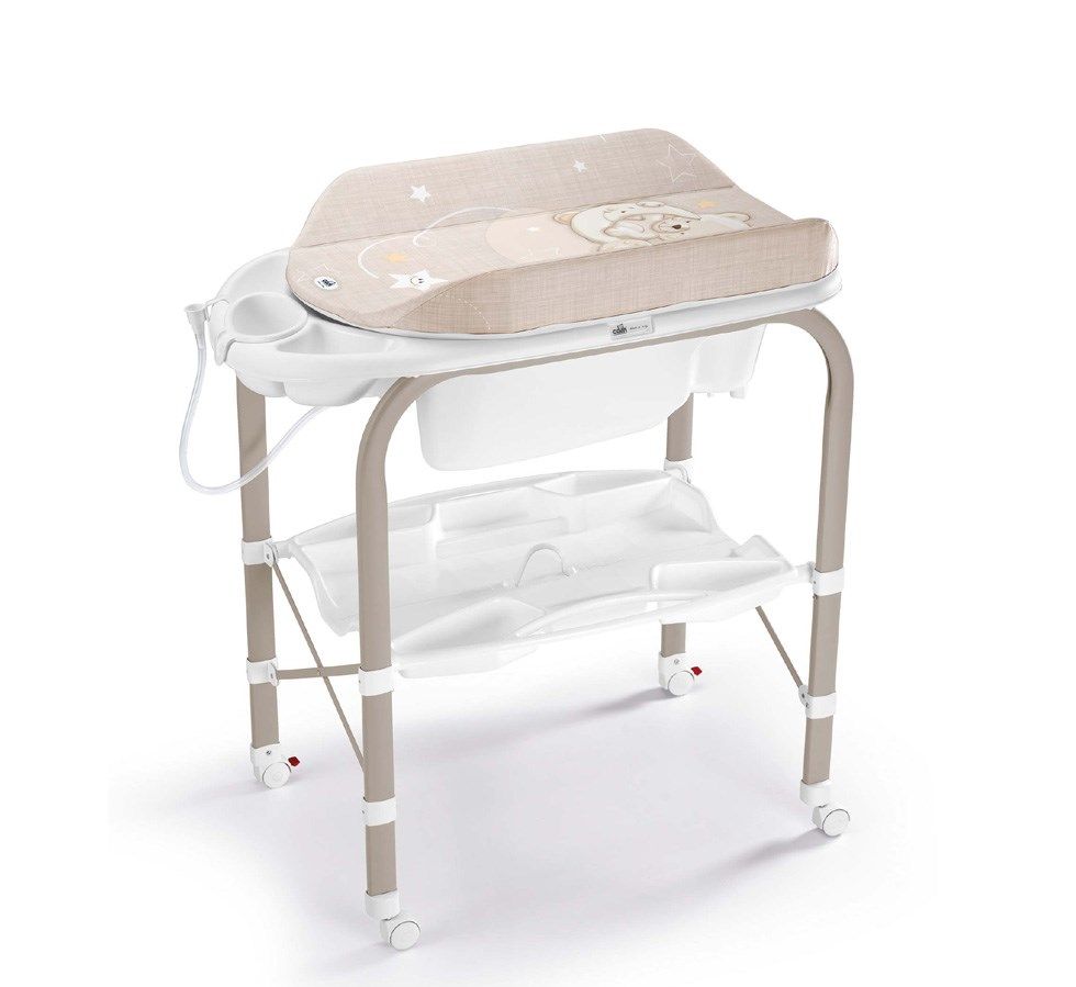 Table A Langer Avec Baignoire Cambio - Beige
