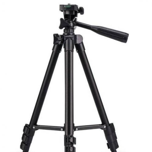 Trépied pour appareil photo portable -Tripod-3120A avec tête tridimensionnelle et plaque de déclenchement rapide