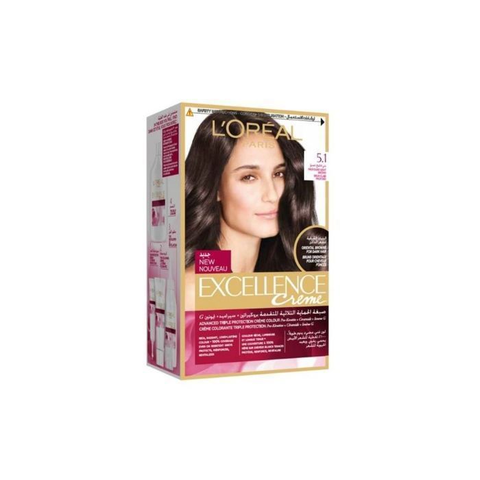 L'Oréal Paris Excellence -  Crème coloration permanente Triple Soin   5.1 BLOND FONCE