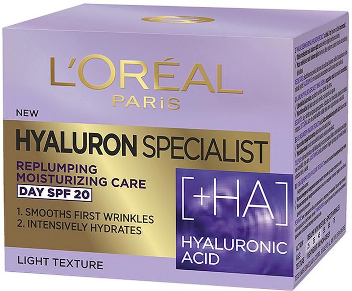 L'Oréal Paris Hyaluron  Expert Soin Repulpant Hydratant   Jour SPF 20  50 ml