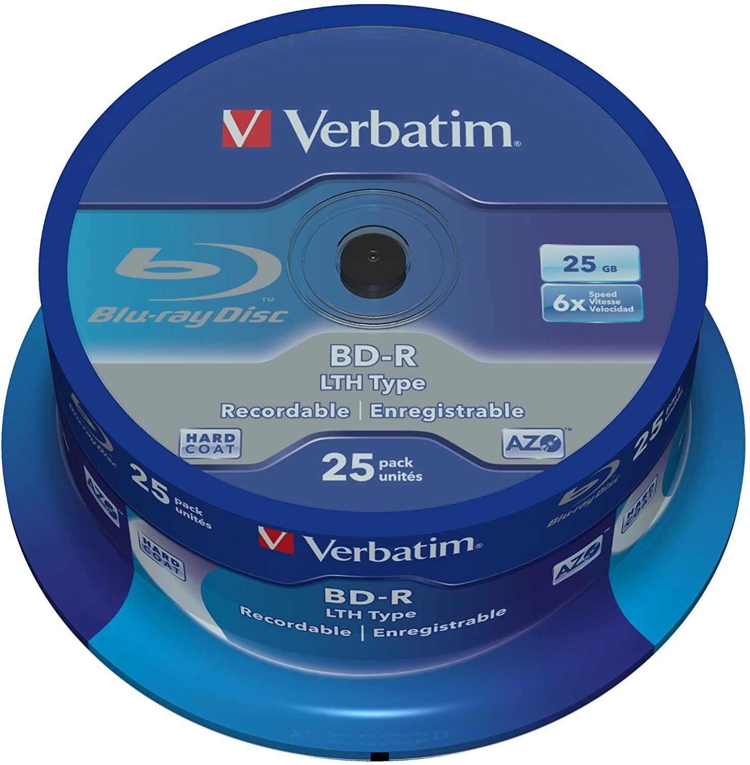 Blu ray BD-R en 25 Pack Spindle