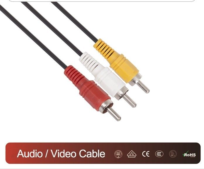 CABLE RCA 3 FICHES MARQUE DIGITAL 10 METRES