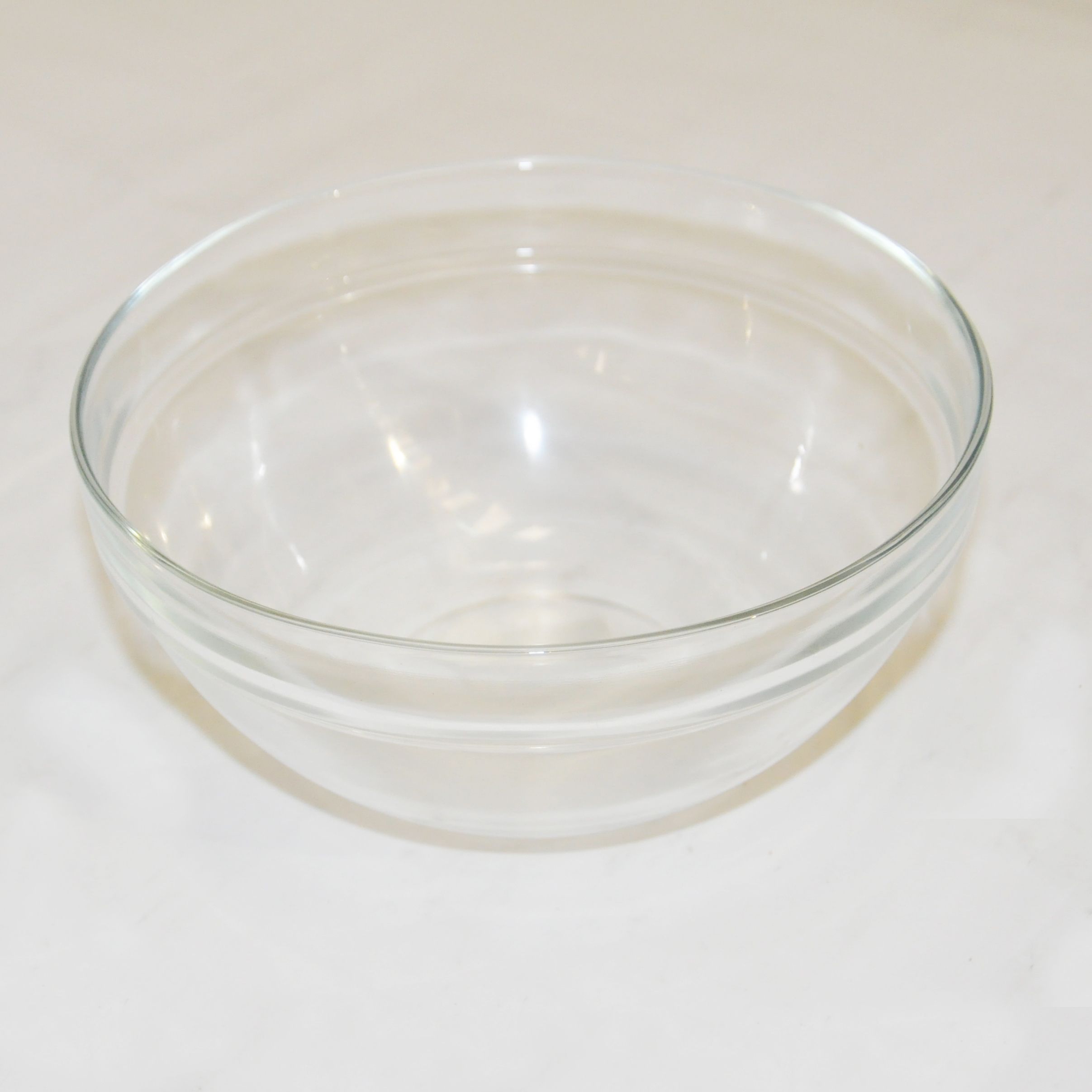 BOL EN VERRE CLAIR- D 17.0CM H 7.8CM 1.00L