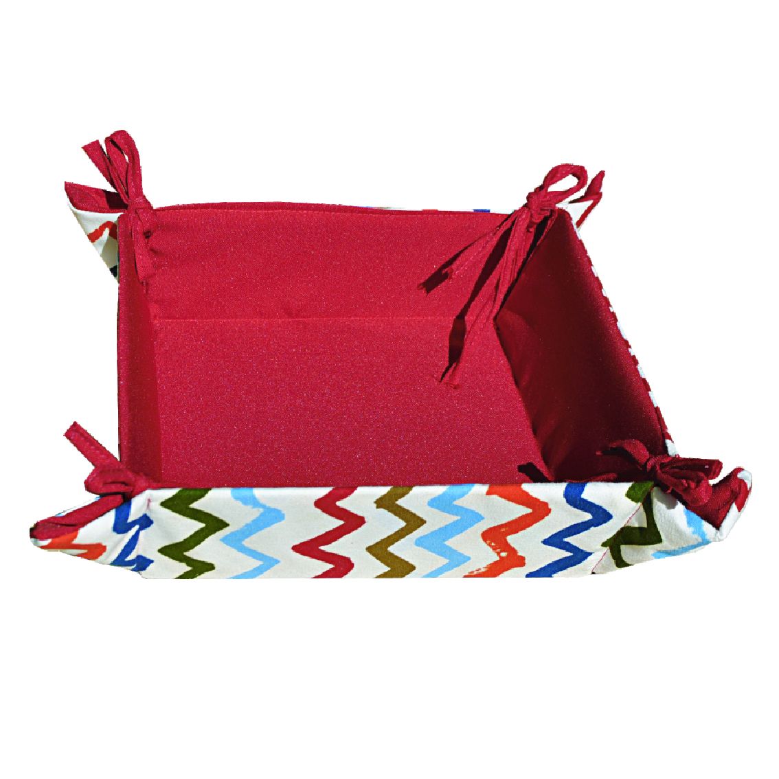 PANIER  A PAIN PLIABLE 22X22X6H  COLLECTION  ZIGZAG ROBERT
