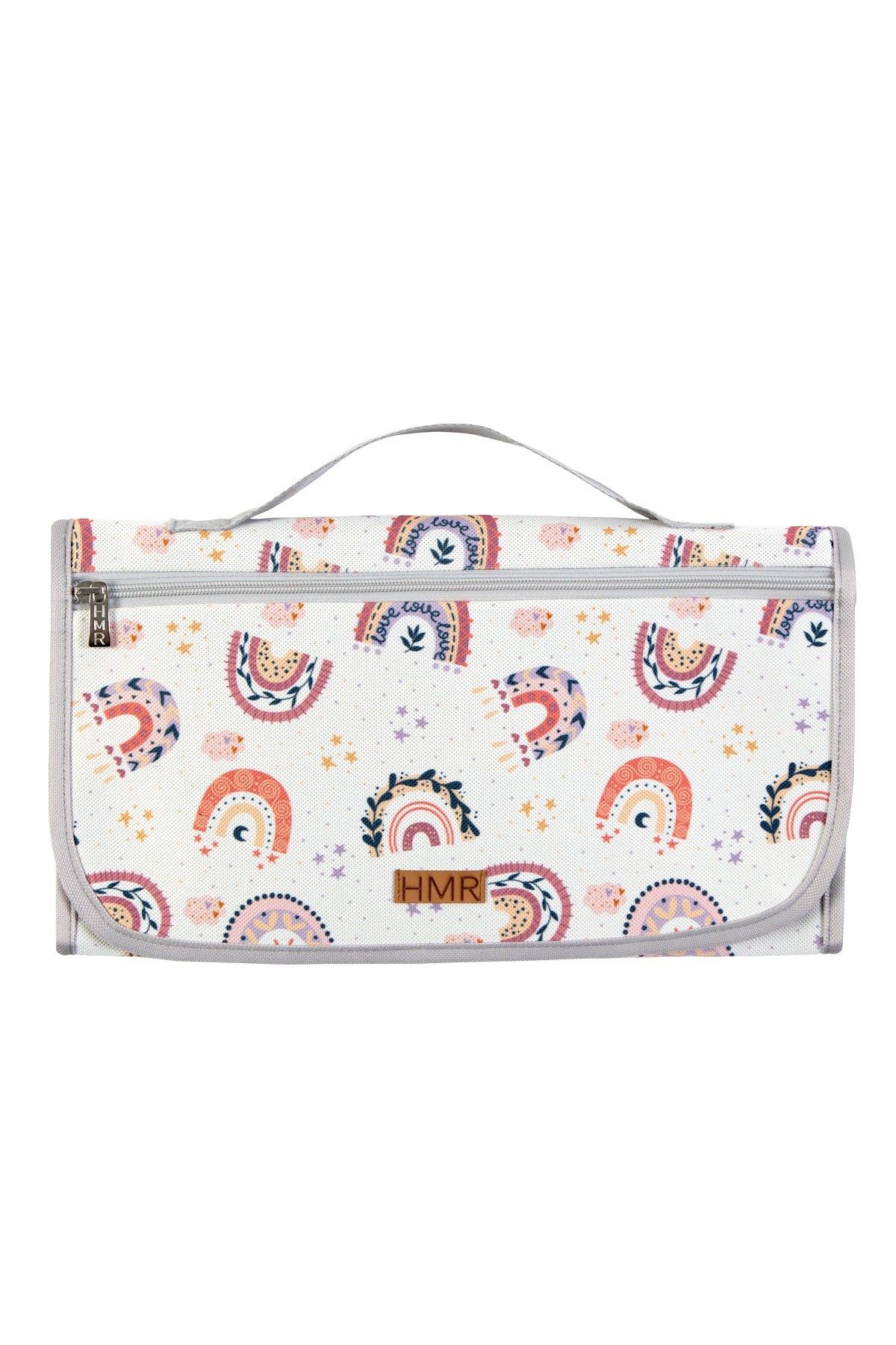 TAPIS A LANGER PORTABLE - ARC EN CIEL