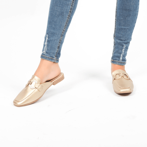 ADELE - Mules femmes en Dore