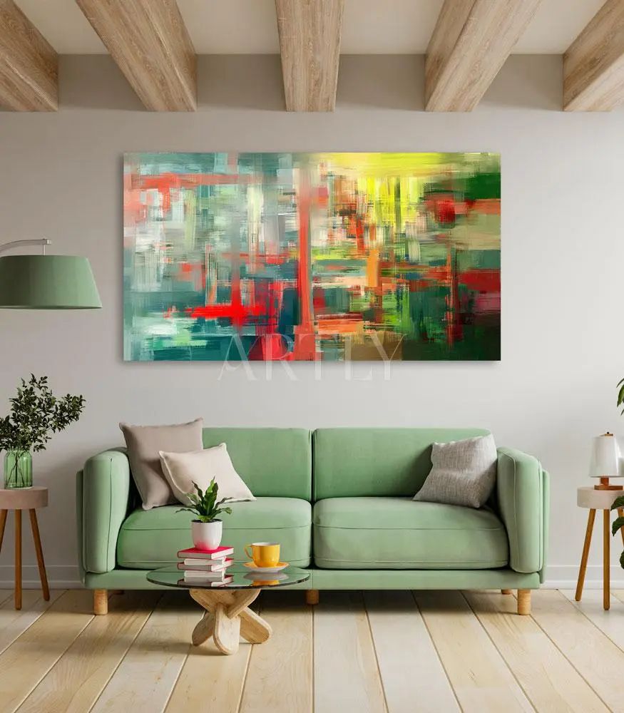 Tableau décoratif Effects and Feel L100 x H65 cm imprimé sur bâche enduite