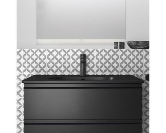 Mitigeur Lavabo Noire Mat Série Lila - MOMALI